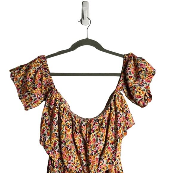 Roxy Women's Another Day Print Floral Romper - Picture 3 of 11